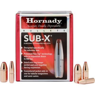 Hornady Sub-X Rifle Bullets, 450 Bushmaster, 45 Caliber, 395 Grain, 452, 45031