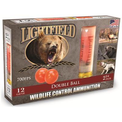 Lightfield Ammunition Lightfield 12ga 2.75' W/2 Rubber Balls