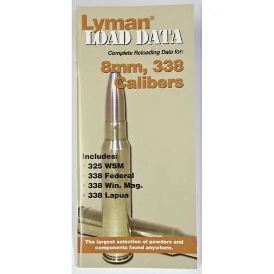 LYMAN 8MM, 338 BOOK