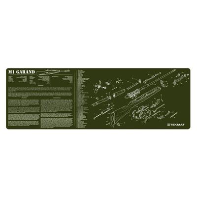BECK TEK, LLC TEKMAT TEKR36M1GARAND M1 Garand Cleaning Mat M1 Garand Parts Dia