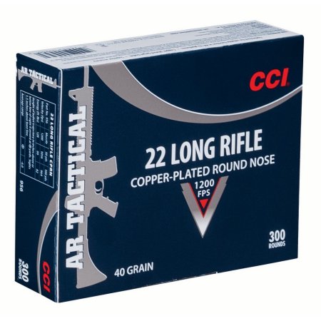 CCI AR Tactical 22 Long Rifle 40gr CPRN Rimfire Ammo - 300 Rounds