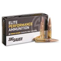 Sig Sauer Elite Performance Match Grade 300 AAC Blackout 125gr OTM Centerfire Rifle Ammo - 20 Rounds