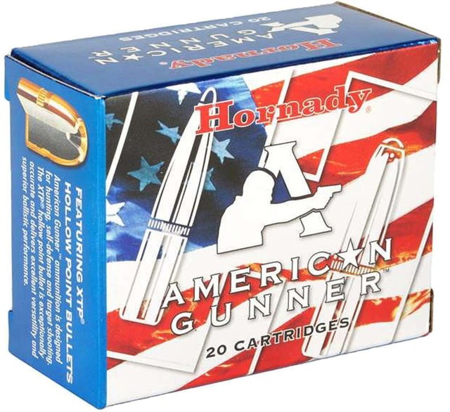 Hornady American Gunner 10mm Auto 155gr XTP Hollow Point Handgun Ammo - 20 Rounds