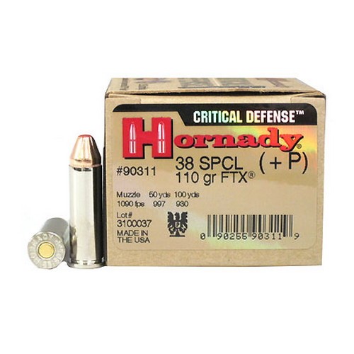 Hornady Critical Defense (+p)