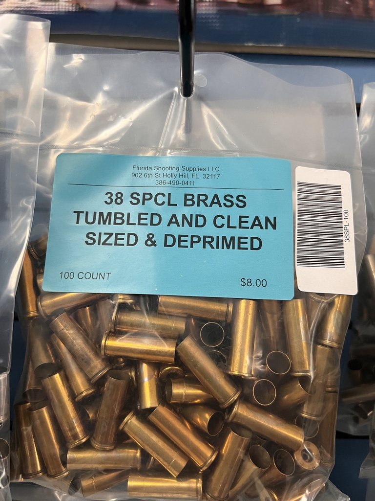38 SPL BRASS -100 COUNT