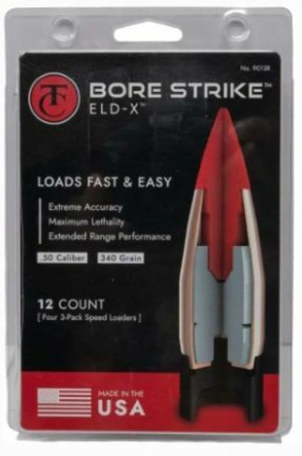 Thompson Center BORE DRIVER ELD-X 50 340GR 12PK, 9013R