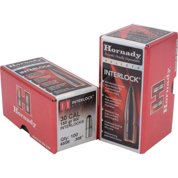 HORN 30 CAL 150GR RN INTERLOCK