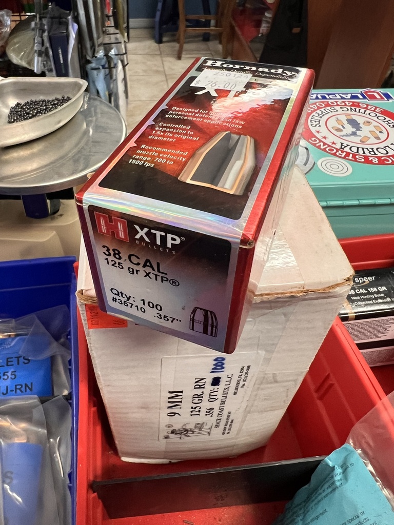 HORN 38 CAL 125GR XTP