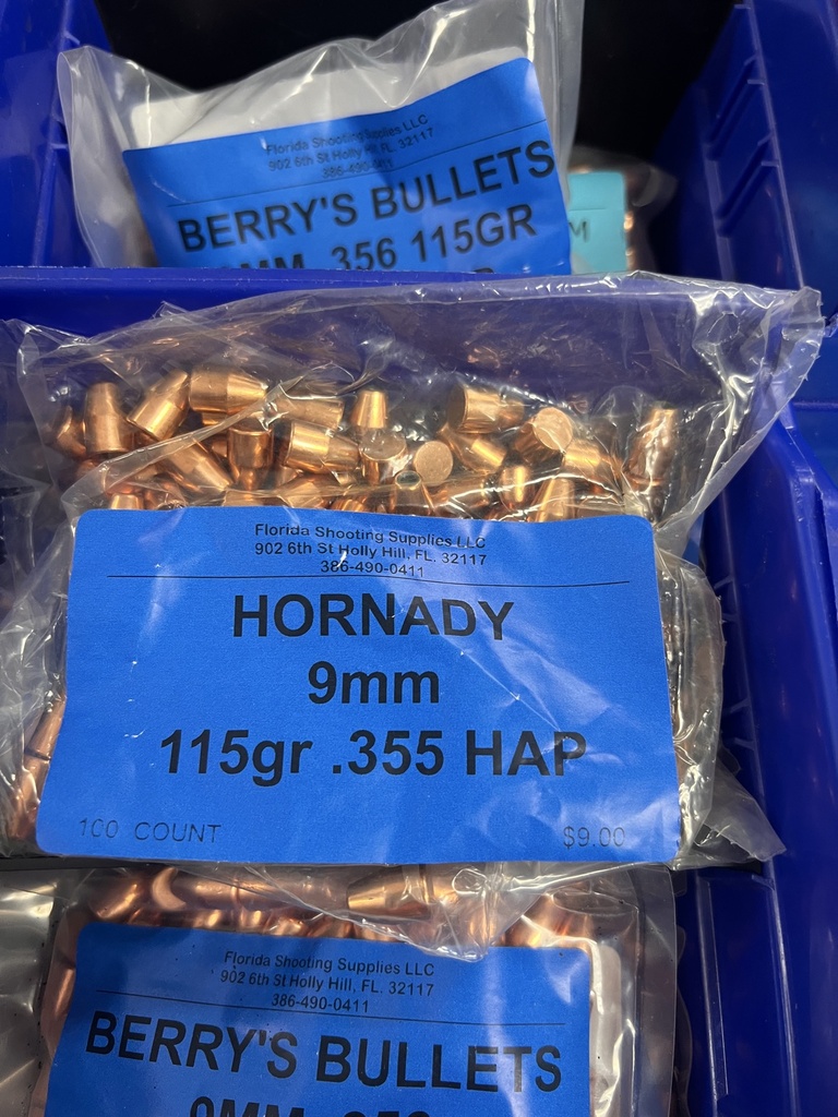 HORN 9MM HAP 115GR