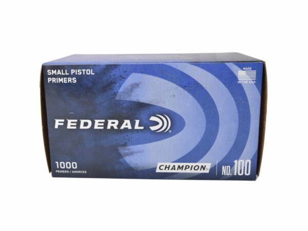 FEDERAL #100 SMALL PISTOL 1,000 COUNT