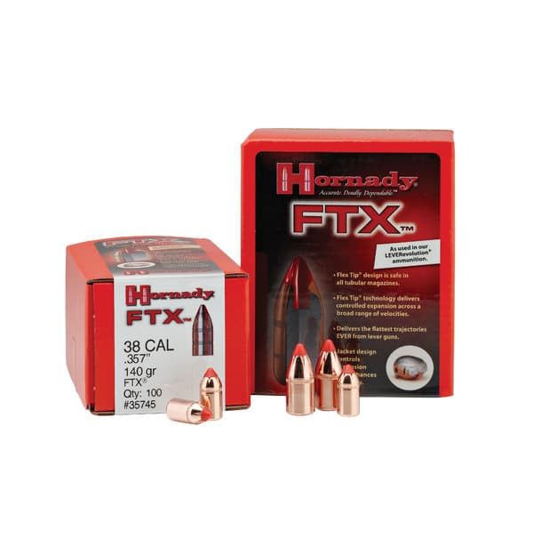 [35745] HORNADY 38 CAL 140 FTX PISTOL