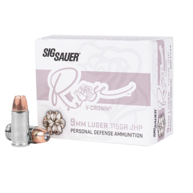 9MM 115GR JHP ROSE AMMO