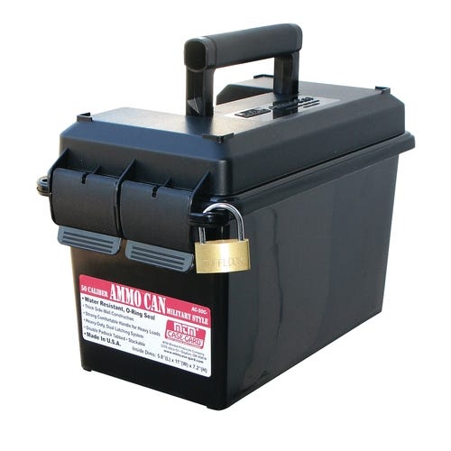 MTM 50 CAL POLY AMMO CAN BLK