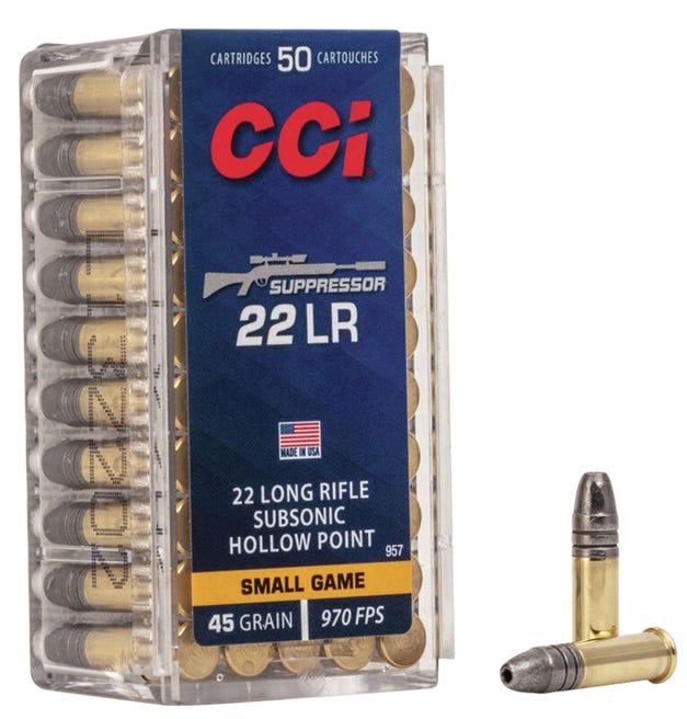22LR SUBSONIC 45GR AMMO