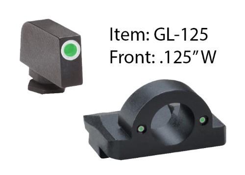 AmeriGlo Ghost Ring GLOCK Front and Rear Night Sights