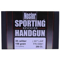 Nosler Sporting Revolver Handgun Bullets