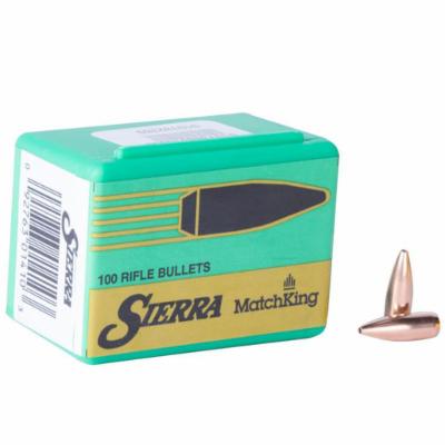 Sierra Bullets 6.5mm Caliber 123 Grain HPBT MatchKing Rifle Bullets, 1727