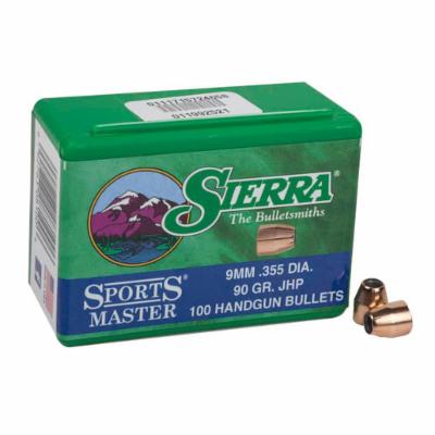 Sierra Bullets Sports Master .44 Caliber 180 Grain JHC Rifle Bullets, 8600